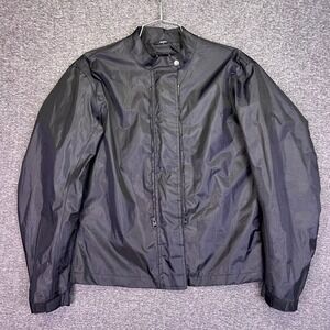 Speed and Strength Jacket Liner Womens L Black Moto Biker Zip Snap Lightweight